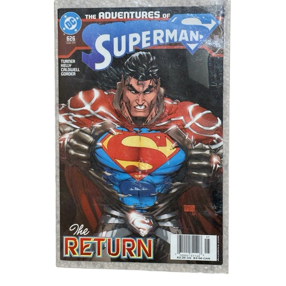 Adventures Of Superman The Return DC Comics #626 2004 Turner Cover Caldwall VTG